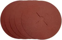 Disc abrasive de polizat pentru otel, 180mm, gran.80, corindon, VSM