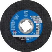 Disc de debitare X-LOCK SG STEELOX pentru otel, inox, 125x1,0mm, drept, PFERD