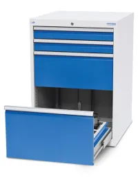Dulap cu sertare pentru depozitare scule CNC, 1 x cadru sertar (SR), T736 R 24-24, BEDRUNKA