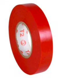 Bandă electroizolantă PVC 15mmx33m roșie E91