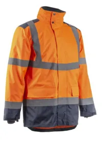 Jachetă de ploaie KAZAN Portocaliu HV Bleumarin mărimea 4XL