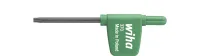 Wiha L-key with flag handle TORX®, black oxidised T10 x 74 mm (03729)