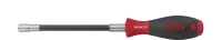 Wiha Screwdriver with bit holder SoftFinish® clamping with retaining ring Flexible shaft, 1/4