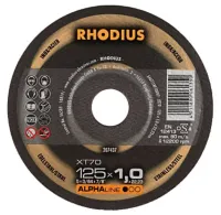 Disc de bit pentru inox, 230x1,9mm, curbat, ALPHALINE, Rhodius