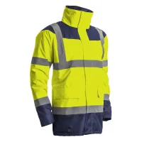 Jacheta de protectie pentru lucru reflectorizanta KETA, marimea 4XL, galben / albastru marin, COVERGUARD