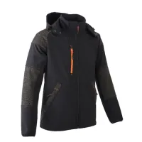 Jachetă softshell YUKI II neagră/portocaliu mărimea L