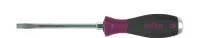 Wiha Screwdriver MicroFinish® Slotted with one-piece hexagonal blade and solid steel cap 4.5 mm x 90 mm (29133)