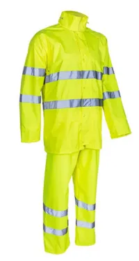 KAWA Set îmbrăcăminte de ploaie Galben HV - XL