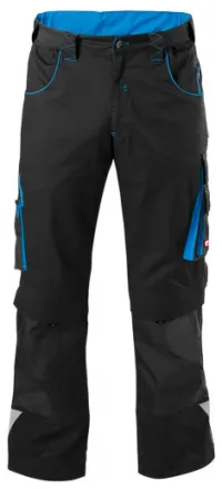 Pantaloni FORTIS H 24, negru/turcoaz, marimea. 98