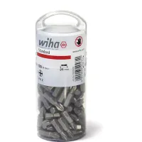 Wiha Bit Standard 25 mm Phillips (PH2), 100-pcs. in bulk pack, 1/4