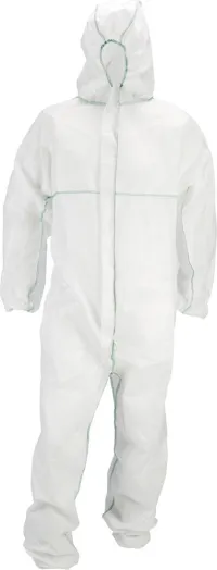 Costum de protecție de unică folosință ComfortGr. L, alb, FORTIS