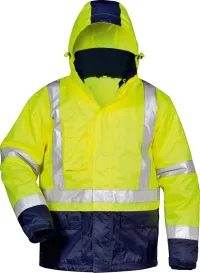 Jachetă de protecție de avertizare Alf, Gr. 2XL, galben/marin