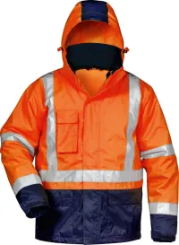 Jachetă de protecție de avertizare Udo, Gr. 3XL, portocaliu/marin