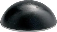 Emisferă tampon ușă neagră Ø32mm H:13mm