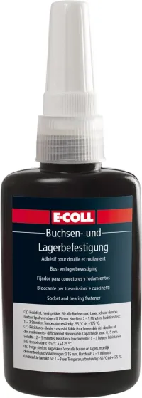 Buchsen- und Lagerkleber 50g hochfest-mittelviskosE-COLL