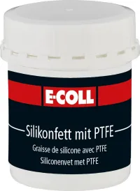 Unsoare siliconică cu bidon PTFE 80g, incolor E-COLL