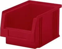 Cutie din polipropilena, 230/205x150x125mm, rosie PLK 3, LA-KA-PE