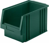 Cutie din polipropilena, 330/297x213x200mm, green PLK 2A, LA-KA-PE