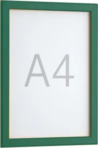 Rama DIN A4 220x307 mm, seminal verde