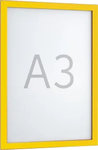 Rama DIN A3 307x430 mm, galben semnal
