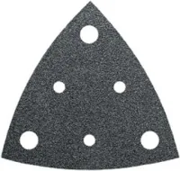 Foaia abraziva triunghiulara perforata 80mm K40 VE5 fin