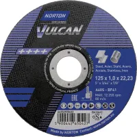 Disc de tăiere Vulcan Steel/Inox drept 125x1.0