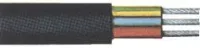 Cablu furtun cauciuc H05RR-F3x1,5mm2, negru, 50m