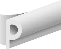 Dichtungband Ellenflex P-Profil, weiß Br8 x L7,5mtr, Sp-maß 3-5