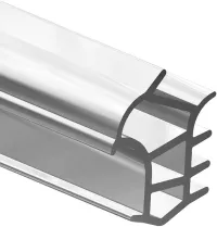 Stahlzargendichtung K2652z. einstecken W-PVC grau, L 5,2mtr