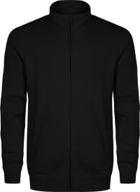 Sweatshirtjacke, schwarz, Gr.S