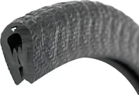 Kantenschutz flexibel rund, schwarz, 6,5x9,5 mm, Klemmbereich 1,0-2,0mm, 10m FORTIS