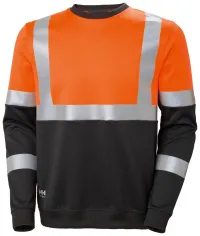 Warn-Sweatshirt, orange, Gr.S