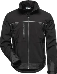 Jachetă Alpha, softshell, mărime 2XL, negru