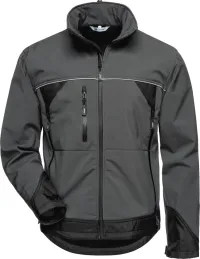 Jachetă Beta, softshell, mărime 3XL, gri/negru