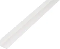 Profil unghiular din plastic 1000/15x15mm alb
