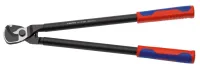Foarfeca pentru cablu, 500mm, Ø taiere 38mm, manere bicomponent, KNIPEX