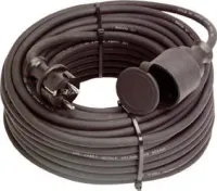 Prelungire cablu cauciuc 25m, IP44, H07RN-F3G1.5
