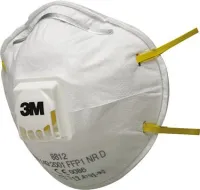 Masca de protectie respiratorie 8812, pentru praf fin, cu supapa expirare, protectie P1, 3M ™ 