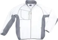 Jachetă fleece Champ, mărimea XL, alb/gri Excess