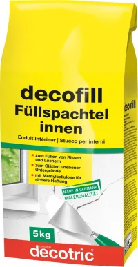 Filler Decofill interior, 5 kg, sac decotric