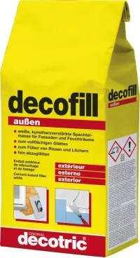 Filler Decofill 1kg, exterior decotric