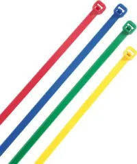 Legături pentru cabluri de culori asortate 150x3,6mm, 100 buc.Heidemann