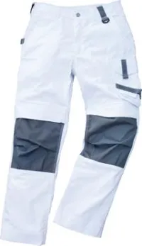 Pantaloni de lucru Champ, Gr. 60, exces alb/gri