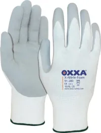 Handschuh Oxxa X-Nitrile-Foam, Gr.11, weiß/grau