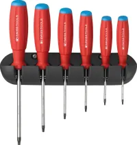 Set de șurubelnițe Torx, 6 bucăți, în suportul de perete SwissGrip PB Swiss Tools