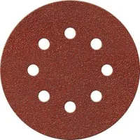 Disc abraziv cu scai, 115 mm, gran.120, corindon, cu gauri Ø 10 mm, Fortis