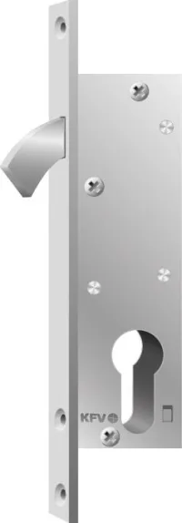 Încuietoare ușă glisantă simplă PT, PZ,D20,20kt,DL/DR
