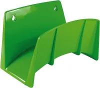 Suport pentru furtun de perete, plastic galben-verde, f.25m-1/2