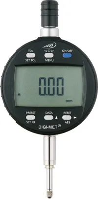 Ceas comparator digital DIGI-MET, 0-12.5mm, citire 0.01mm, PREISSER