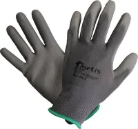 Montator de mănuși, PU/Nylon, gri, mărimea 10 FORTIS